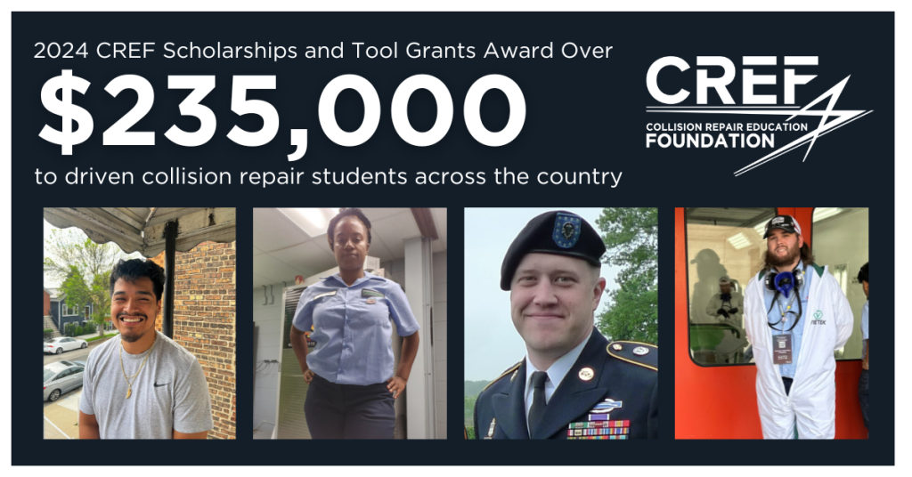 2024 CREF Collision Repair Scholarships and Tool Grants